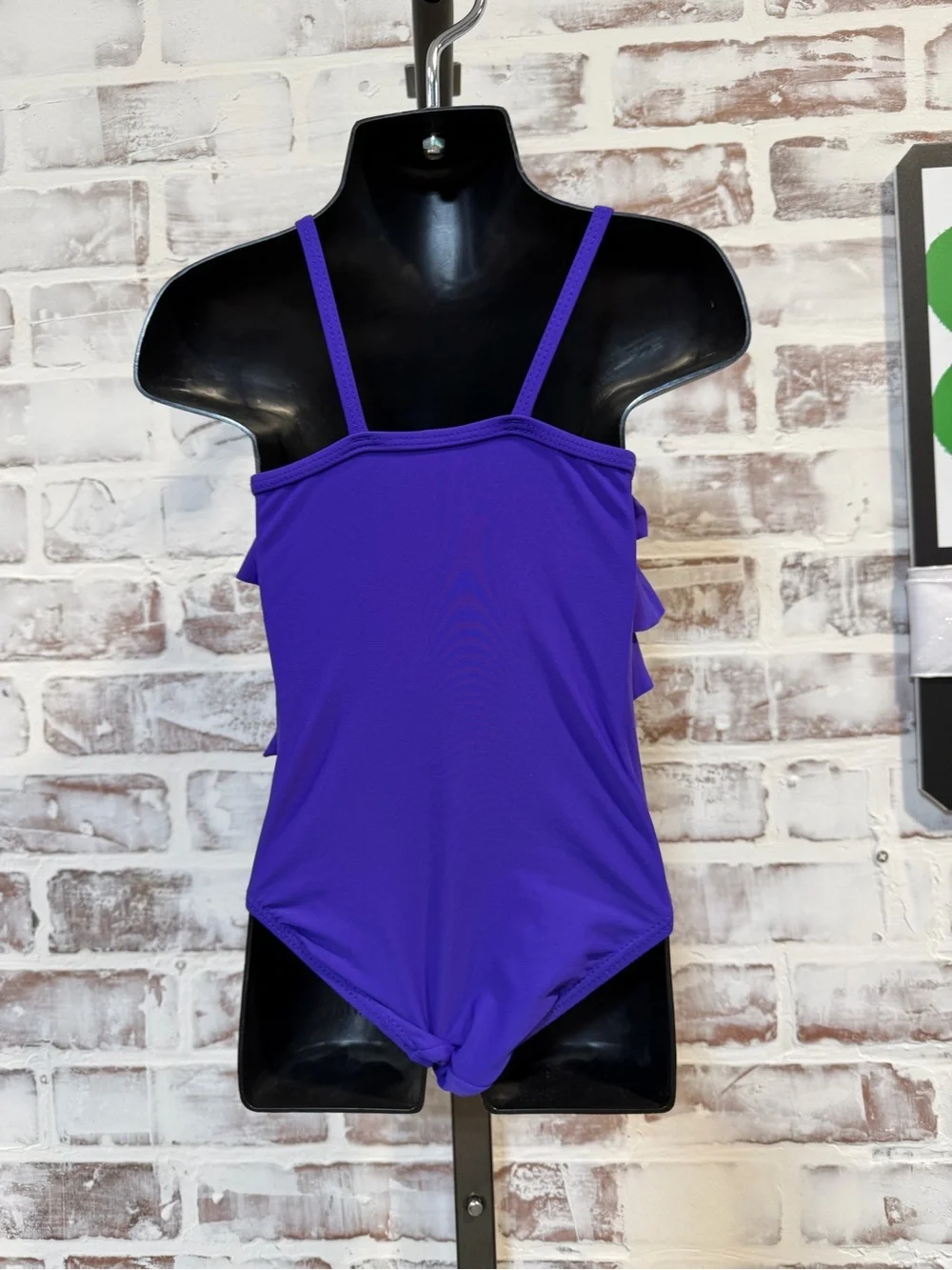 Old Navy Girls Purple One-Piece Ruffle Swimsuit